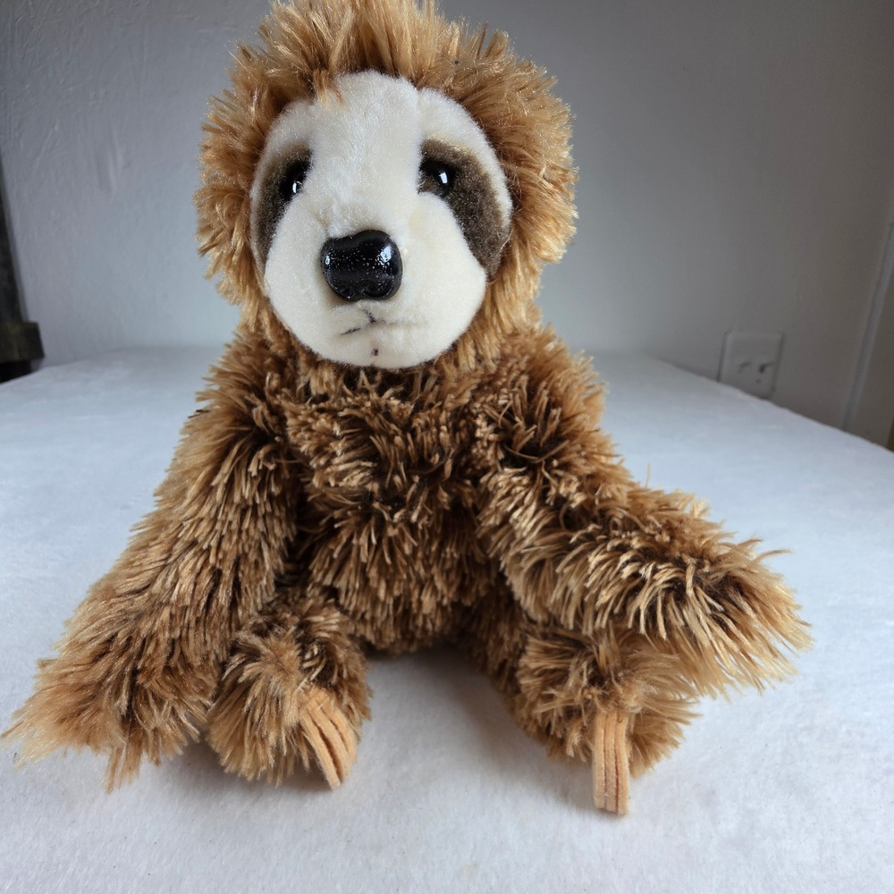 Douglas Cuddle Toys Brown Sloth Plush Shaggy Stuffed Animal Toy PA-11103